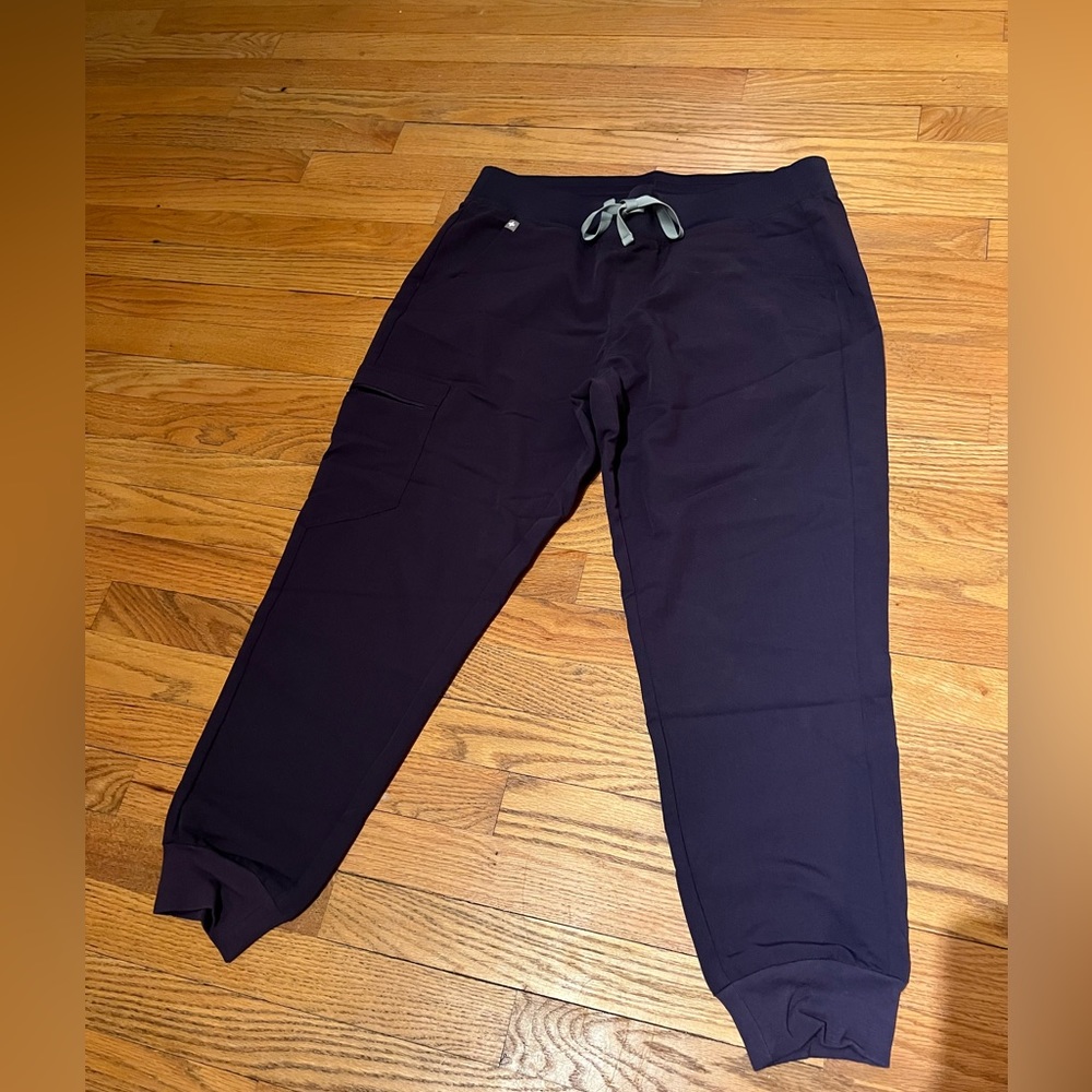 figs zamora plum colored joggers